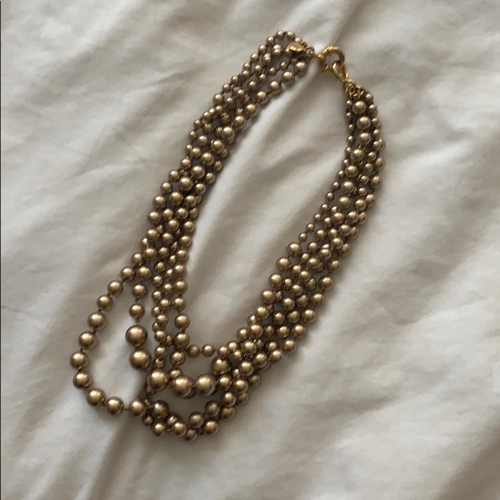 Zara Gold Beaded Necklace